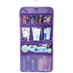 Wodison Transparent Clear Hanging Travel Toiletry Cosmetic Organizer Storage Bag